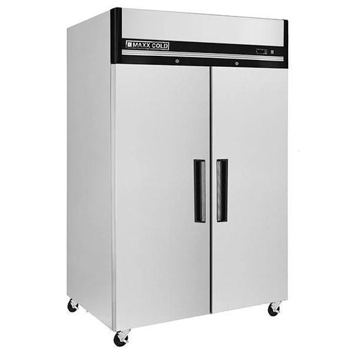 MXCR-49FDHC Maxx Cold Double Door, Solid Door Reach-In Refrigerator, Top Mount, 49 Cu ft - Top Restaurant Supplies