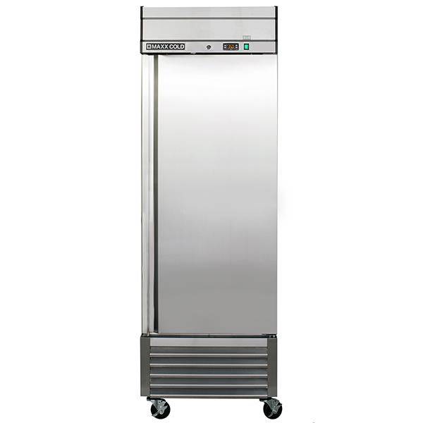 MXSR-23FDHC Maxx Cold Single Door, Solid Door Reach-In Refrigerator, Bottom Mount, 23 Cu ft - Top Restaurant Supplies