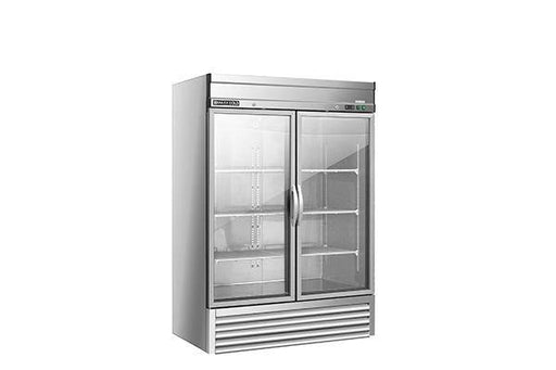 MXSR-49GDHC Maxx Cold Single Door, Glass Door Reach-In Refrigerator, Bottom Mount, 49 Cu Ft - Top Restaurant Supplies