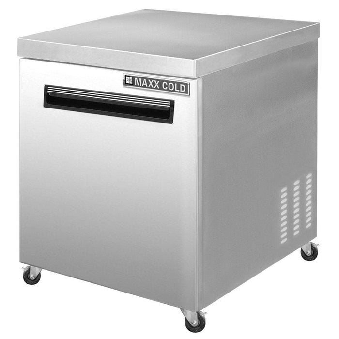 MXCF27UHC Maxx Cold Single Door Undercounter Freezer, 27” Wide - Top Restaurant Supplies