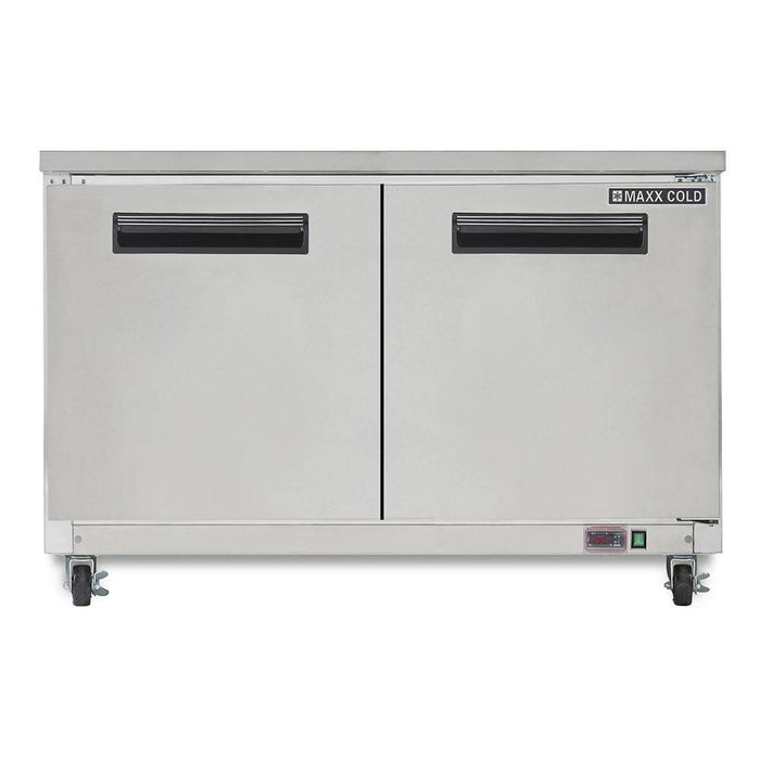 MXCF60UA Maxx Cold Double Door Undercounter Freezer, 60” Wide - Top Restaurant Supplies