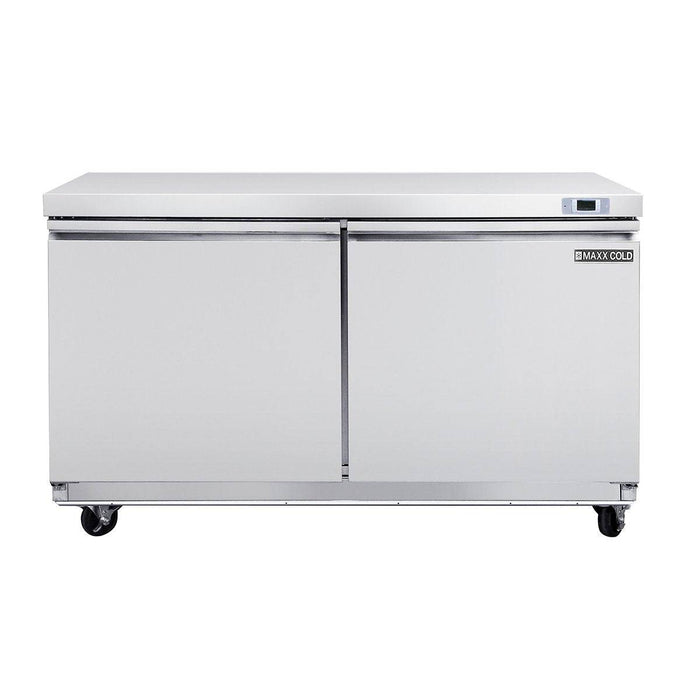 MXSF60UHC Maxx Cold Double Door Undercounter Freezer, 60” Wide - Top Restaurant Supplies