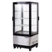 MECR-32D Maxx Cold 4-Sided Glass Countertop Merchandiser, Pass-Thru Double Door - Top Restaurant Supplies