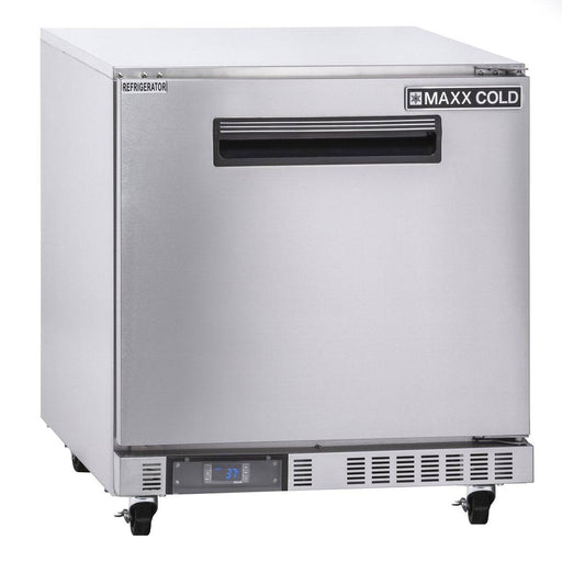 MXCR27U-FBHC Maxx Cold Single Door Undercounter Refrigerator, Front-Breathing, 27” Wide - Top Restaurant Supplies