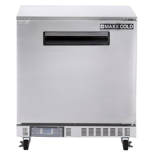 MXCR27U-FBHC Maxx Cold Single Door Undercounter Refrigerator, Front-Breathing, 27” Wide - Top Restaurant Supplies