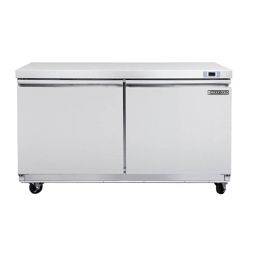 MXSR60UHC Maxx Cold Double Door Undercounter Refrigerator, 60” Wide - Top Restaurant Supplies