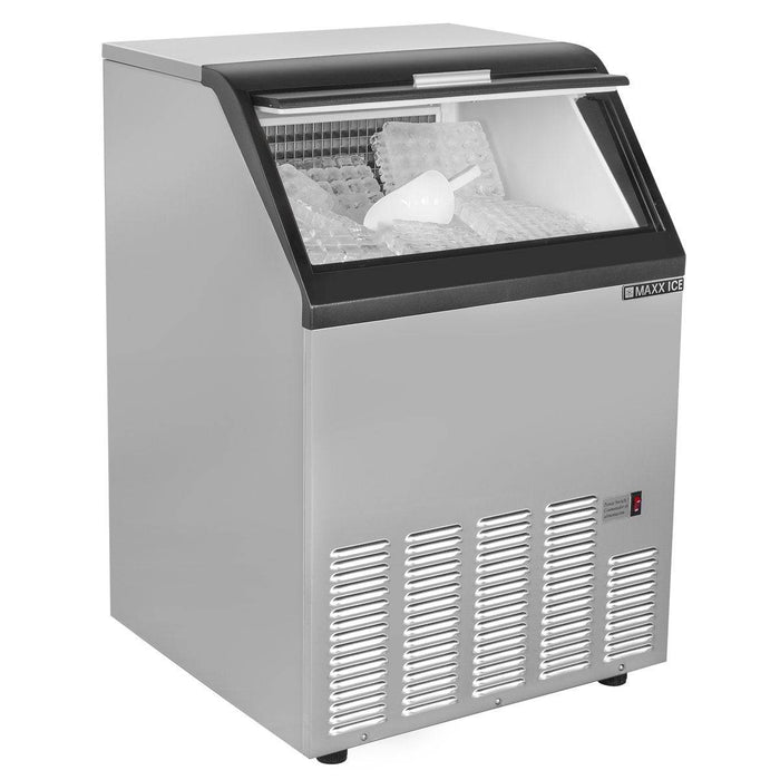 MIM125H Maxx Ice 85 lb Self-Contained Ice Machine, Half-Dice - Top Restaurant Supplies