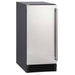 MIM50 Maxx Ice 50 lb Self-Contained Ice Machine, Black + Stainless - Top Restaurant Supplies