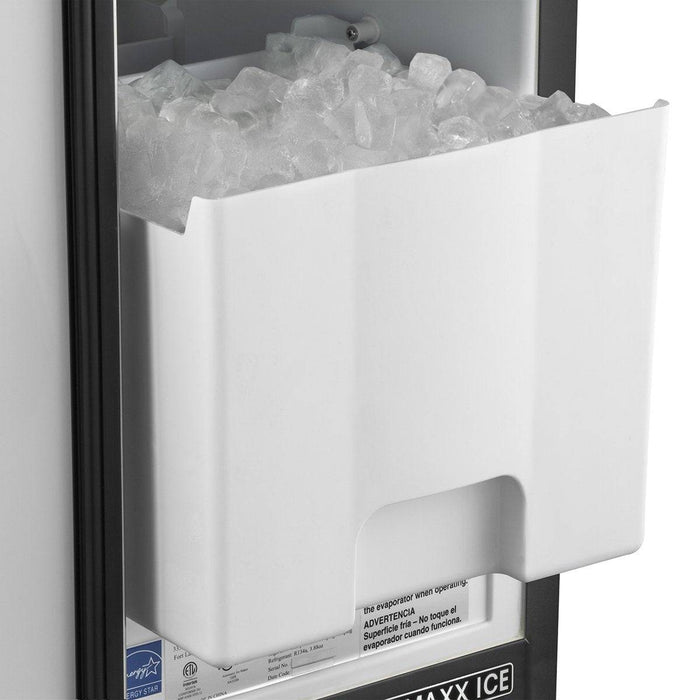 MIM50P Maxx Ice 50 lb Self-Contained Ice Machine, Premium w/ Pump - Top Restaurant Supplies