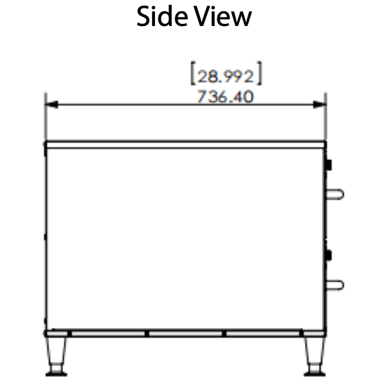 Prepline DW2N Double Narrow Freestanding Stainless Steel Drawer Warmer- 900W, 120V - Top Restaurant Supplies