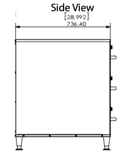 Prepline DW3N Triple Narrow Freestanding Stainless Steel Drawer Warmer- 1350W, 120V - Top Restaurant Supplies