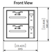 Prepline BDW2N Double Narrow Built-in Stainless Steel Drawer Warmer- 900W, 120V - Top Restaurant Supplies