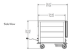 Prepline MPN1812 Undercounter Half Size Non-Insulated Heater Proofer with Clear Door, 120V - Top Restaurant Supplies