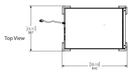 Prepline MPN1812 Undercounter Half Size Non-Insulated Heater Proofer with Clear Door, 120V - Top Restaurant Supplies