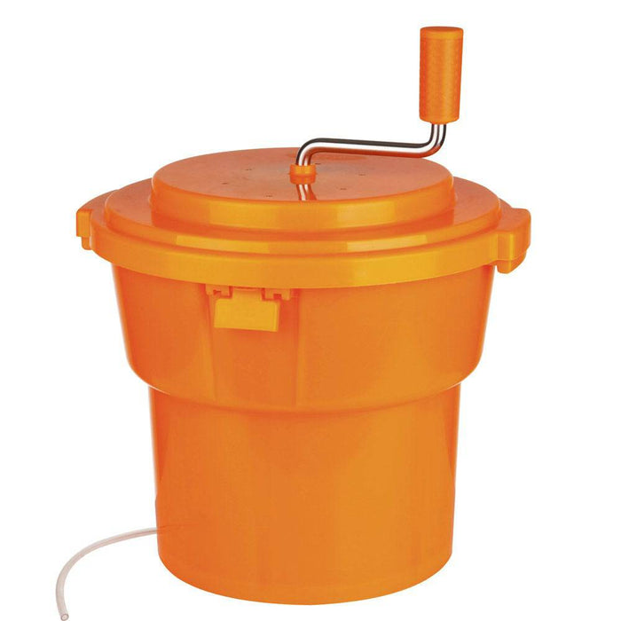 Prepline SP-5 5 Gallon Orange Salad Spinner, Dryer - Top Restaurant Supplies