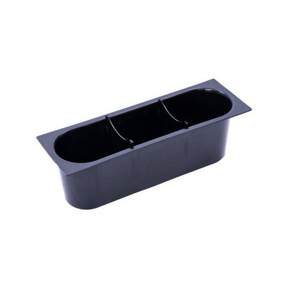 Prepline PIB183012 30" Stainless Steel Underbar Ice Bin with 3" Backsplash, 12" Bowl - Top Restaurant Supplies