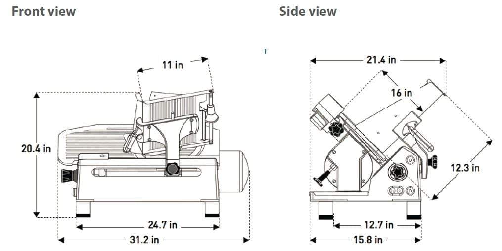 13 Meat Slicer Pro-cut KMS-13