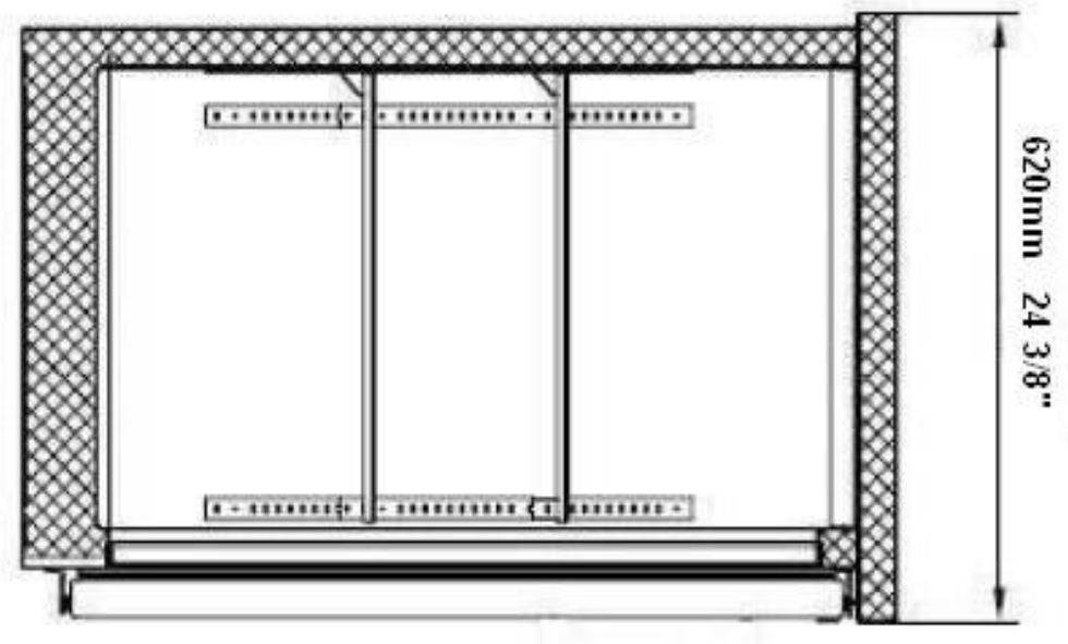 SABA SBB-24-48B 48" Two Door Back Bar Cooler (Black) - Top Restaurant Supplies