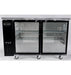 SABA SBB-24-48G 48" Two Door Back Bar Cooler (Black) - Top Restaurant Supplies