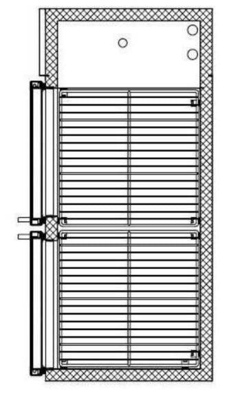 SABA SBB-24-48GSS 48" Two Glass Door Stainless Steel Back Bar Cooler - Top Restaurant Supplies