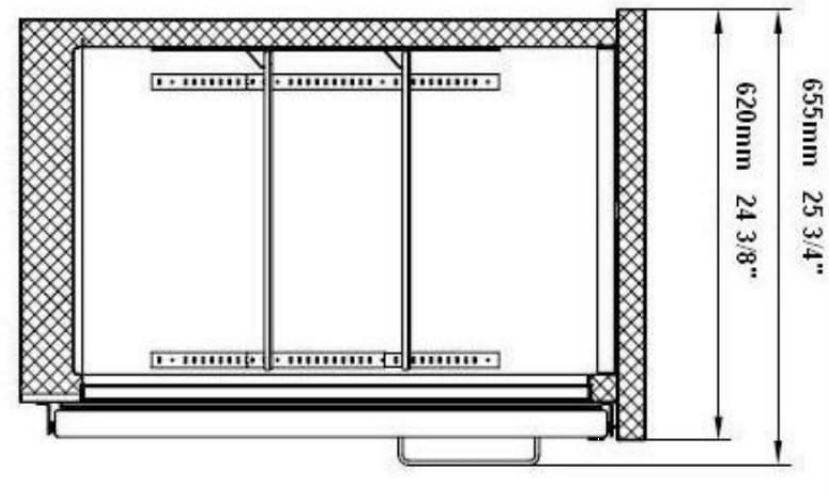 SABA SBB-24-48GSS 48" Two Glass Door Stainless Steel Back Bar Cooler - Top Restaurant Supplies