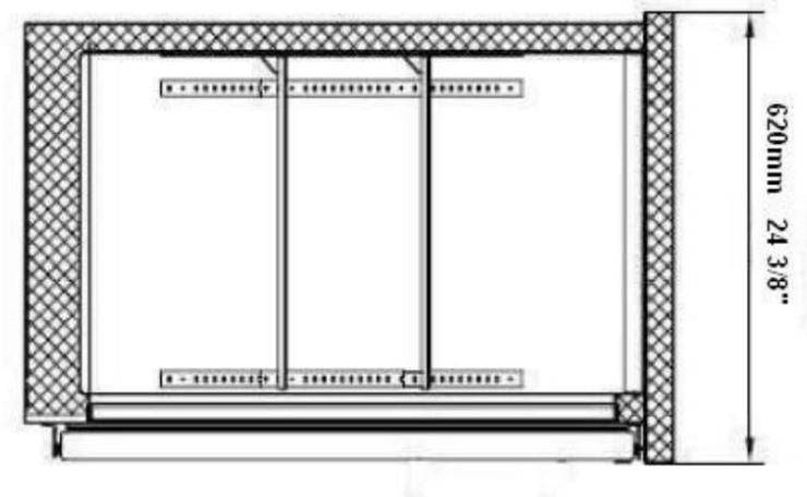 SABA SBB-24-48SS 48" Two Door Stainless Steel Back Bar Cooler - Top Restaurant Supplies