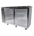 SABA SBB-24-60GSS 60" Two Glass Door Stainless Steel Back Bar Cooler - Top Restaurant Supplies