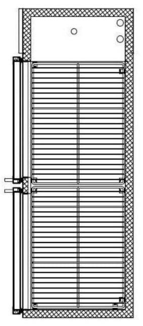 SABA SBB-24-60GSS 60" Two Glass Door Stainless Steel Back Bar Cooler - Top Restaurant Supplies