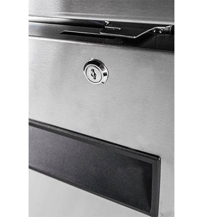 SABA SBB-24-60SS 60" Two Door Stainless Steel Back Bar Cooler - Top Restaurant Supplies