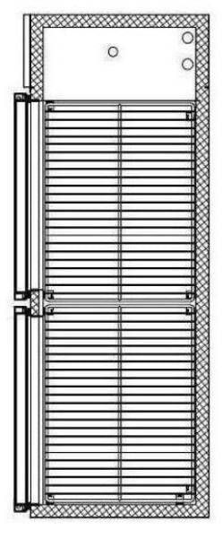 SABA SBB-24-60SS 60" Two Door Stainless Steel Back Bar Cooler - Top Restaurant Supplies