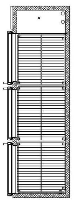 SABA SBB-24-72G 72" Three Glass Door Back Bar Cooler - Top Restaurant Supplies