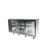 SABA SBB-24-72GSS 72" Three Glass Door Stainless Steel Back Bar Cooler - Top Restaurant Supplies