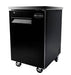 SABA SBB-27-23B 23" One Door Back Bar Cooler (Black) - Top Restaurant Supplies