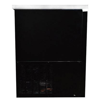 SABA SBB-27-58B 58" Two Door Back Bar Cooler (Black) - Top Restaurant Supplies