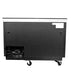 SABA SBB-27-58G 58" Two Glass Door Back Bar Cooler (Black) - Top Restaurant Supplies