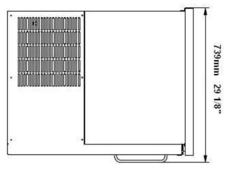 SABA SBB-27-58G 58" Two Glass Door Back Bar Cooler (Black) - Top Restaurant Supplies