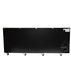 SABA SBB-27-90G 90" Three Glass Door Back Bar Cooler (Black) - Top Restaurant Supplies