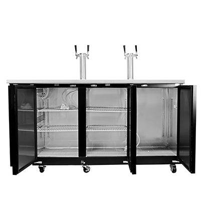 SABA SDD-24-72 72" Direct Draw Beer Dispenser with (2) Double Tap - Top Restaurant Supplies