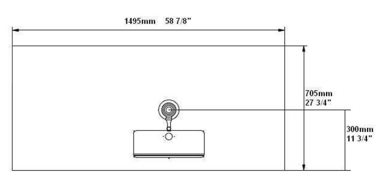 SABA SDD-27-58 58" Draft Beer Dispenser with (1) Double Tap - Top Restaurant Supplies