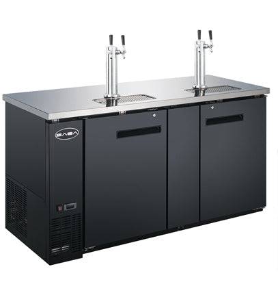 SABA SDD-27-69 69" Draft Beer Dispenser with (2) Double Tap - Top Restaurant Supplies