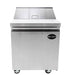 SABA SPS-27-8 27" One Door Sandwich Prep Table with Pans Stainless Steel - Top Restaurant Supplies