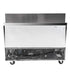 SABA SPS-48-12 48" Two Door Sandwich Prep Table with Pans Stainless Steel - Top Restaurant Supplies