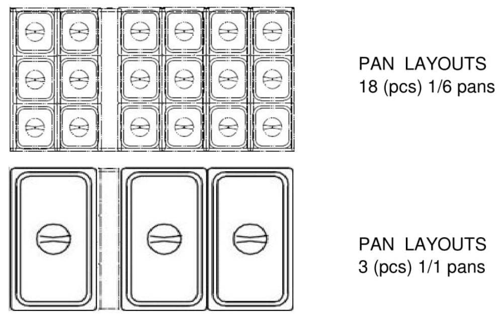 SABA SPS-48-18M 48" Two Door Mega Prep Table with Pans Stainless Steel - Top Restaurant Supplies