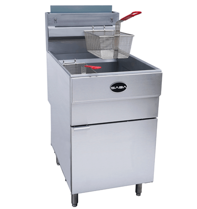 SABA GF85-N 21" 85 lb. Capacity Gas Fryer (Natural Gas) 150,000 BTU - Top Restaurant Supplies