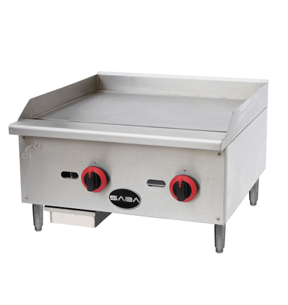 SABA MG-24 24" Gas Griddle 60,000 BTU - Top Restaurant Supplies