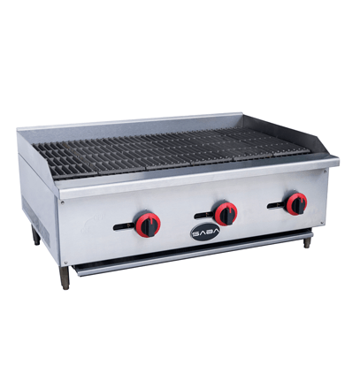 SABA CB-36 36" Gas Radiant Charbroiler 90,000BTU - Top Restaurant Supplies