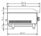 SABA CB-36 36" Gas Radiant Charbroiler 90,000BTU - Top Restaurant Supplies