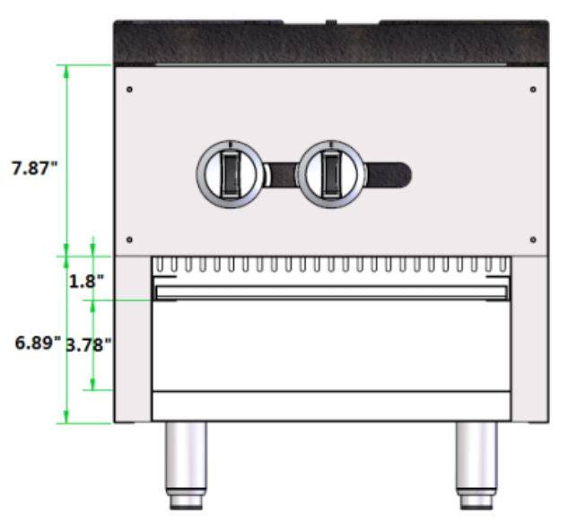 SABA SP-1 18" Single Stock Pot NG - Top Restaurant Supplies