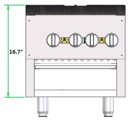 SABA SP-2 18" Double Stock Pot NG - Top Restaurant Supplies