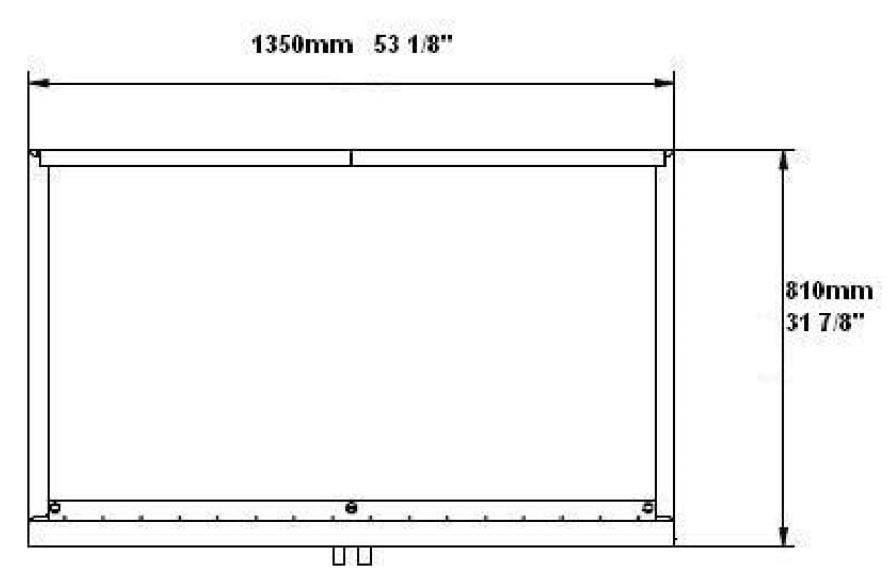 SABA SM-45R 53" Two Glass Door Merchandiser Refrigerator, 45 Cu. Ft. - Top Restaurant Supplies